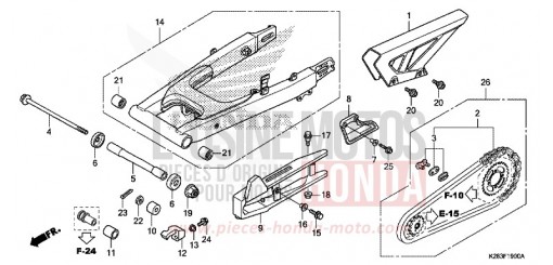 SWINGARM CRF125FE de 2014