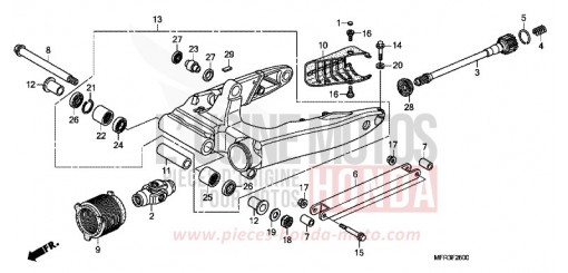 SWINGARM VT1300CXA de 2010