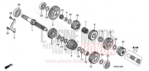 TRANSMISSION VT1300CXA de 2010