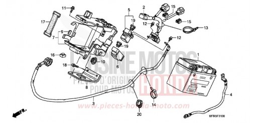 BATTERY VT1300CXA de 2010