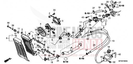 RADIATOR VT1300CXA de 2010