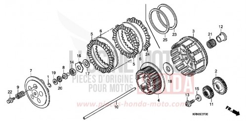 CLUTCH CRF250R4 de 2004