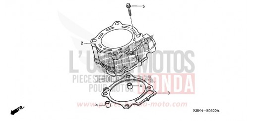 CYLINDER CRF250R5 de 2005