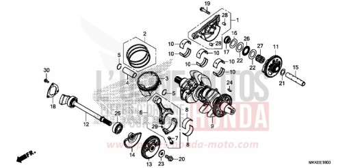 CRANKSHAFT/PISTON CRF1000A2K de 2019