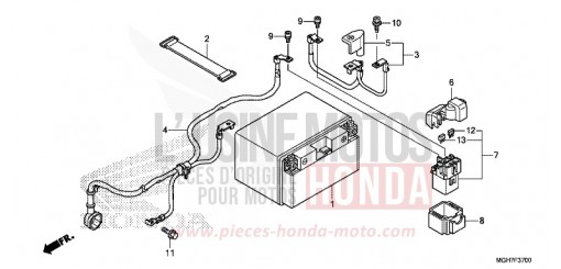BATTERY VFR1200XDLF de 2015