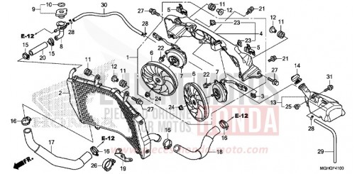 RADIATOR VFR1200XDLG de 2016