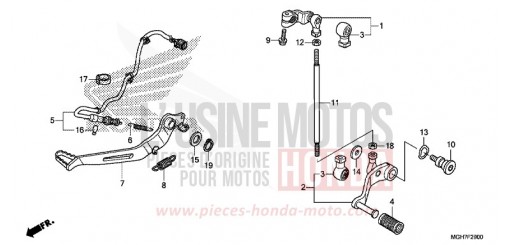 PEDAL VFR1200XF de 2015