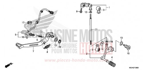 PEDAL VFR1200XG de 2016