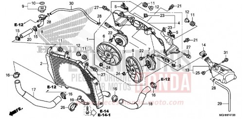 RADIATOR VFR1200XH de 2017
