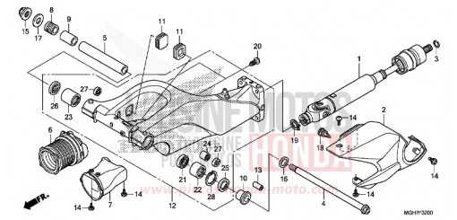 SWINGARM VFR1200XLF de 2015
