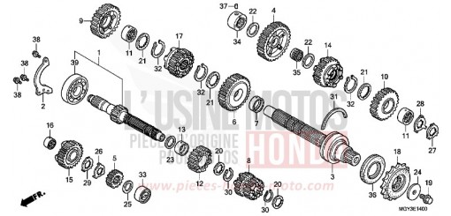 TRANSMISSION VFR800XD de 2013