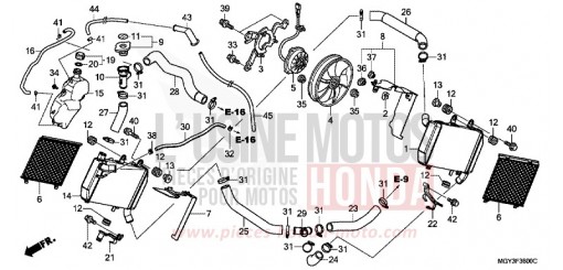 RADIATOR VFR800XD de 2013