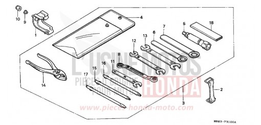 TOOLS XRV650K de 1989