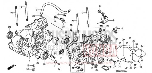 CRANKCASE CRF250R8 de 2008