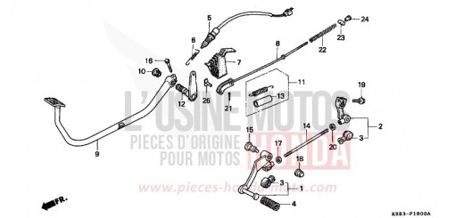 PEDAL CA125T de 1996