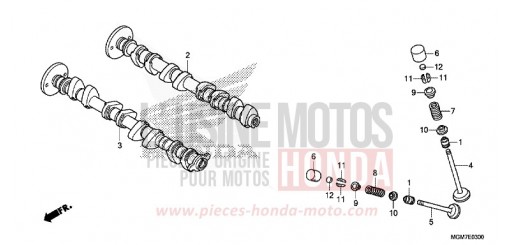NOCKENWELLE/VENTIL CB600FAD de 2013