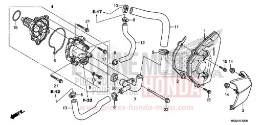 WASSERPUMPE CB600FAD de 2013
