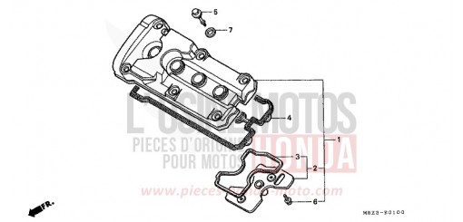 ZYLINDERKOPFDECKEL CB600FY de 2000