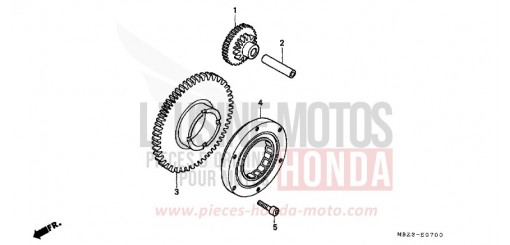 ANLASSERKUPPLUNG CB600FY de 2000