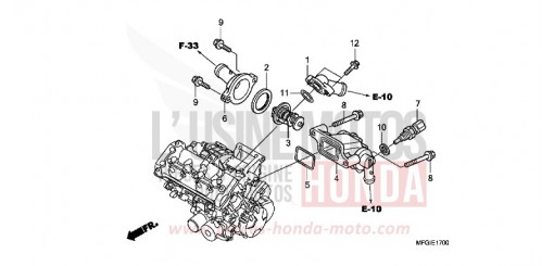 THERMOSTAT CB600FC de 2012