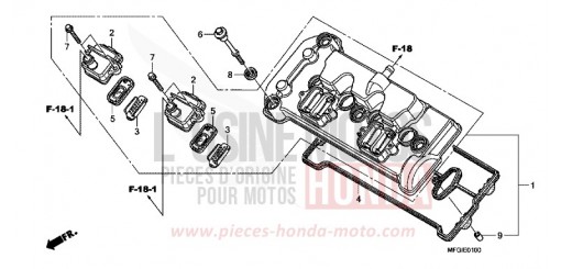ZYLINDERKOPFDECKEL CB600FC de 2012