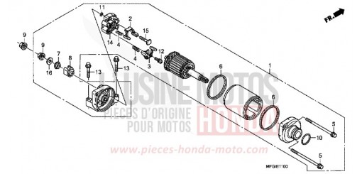 ANLASSER CB600FC de 2012