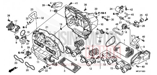 LUFTFILTER CB600FC de 2012