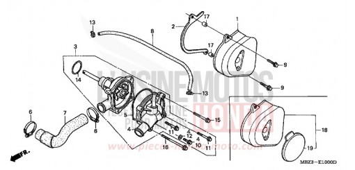 WASSERPUMPE CB600FW de 1998