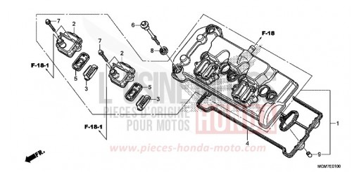 ZYLINDERKOPFDECKEL CB600FD de 2013