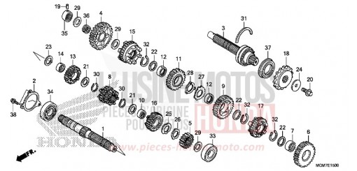 GETRIEBE CB600FD de 2013