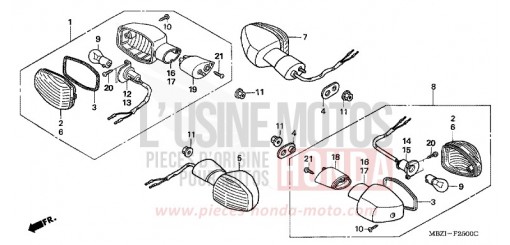 BLINKER CB600F2 de 2002