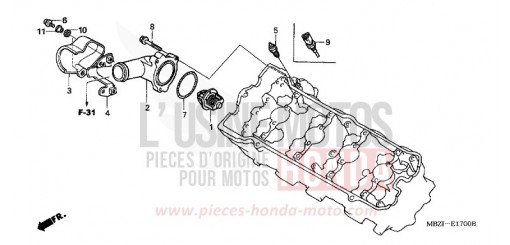 THERMOSTAT CB600F2 de 2002
