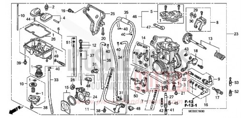 CARBURETOR CRF450R3 de 2003