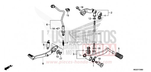 PEDAL CB500FAD de 2013