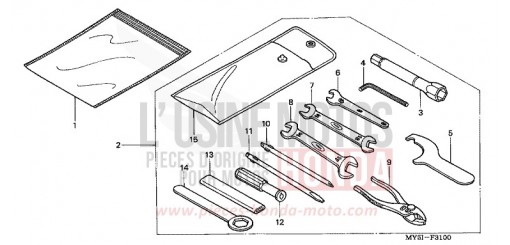 TOOLS CB500S2 de 2002
