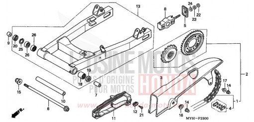 SWINGARM CB500S2 de 2002