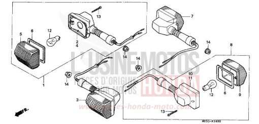 WINKER CB500R de 1994