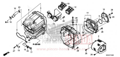 LUFTFILTER CB500FAD de 2013