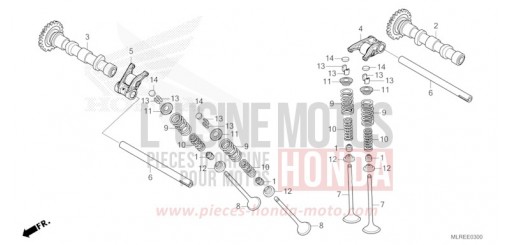 CAMSHAFT/VALVE CB500FAT de 2026