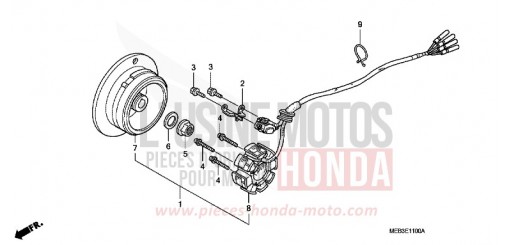 GENERATOR CRF450R5 de 2005