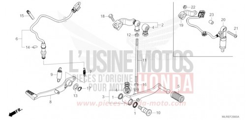 PEDAL CB500FAT de 2026