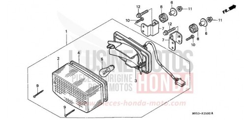TAILLIGHT CB500R de 1994