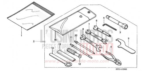 TOOLS CB500R de 1994