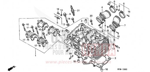 TESTATA CB500SY di 2000