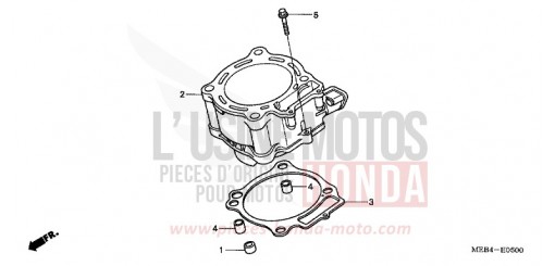 CYLINDER CRF450R7 de 2007