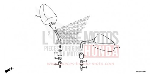 MIRROR CB500XAD de 2013
