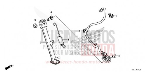 CAVALLETTO CB500XAD di 2013