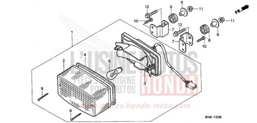 TAILLIGHT CB500Y de 2000