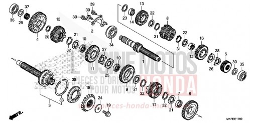 TRANSMISSION CBR1000S1K de 2019