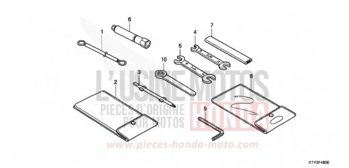 TOOL CBR125RSC de 2012